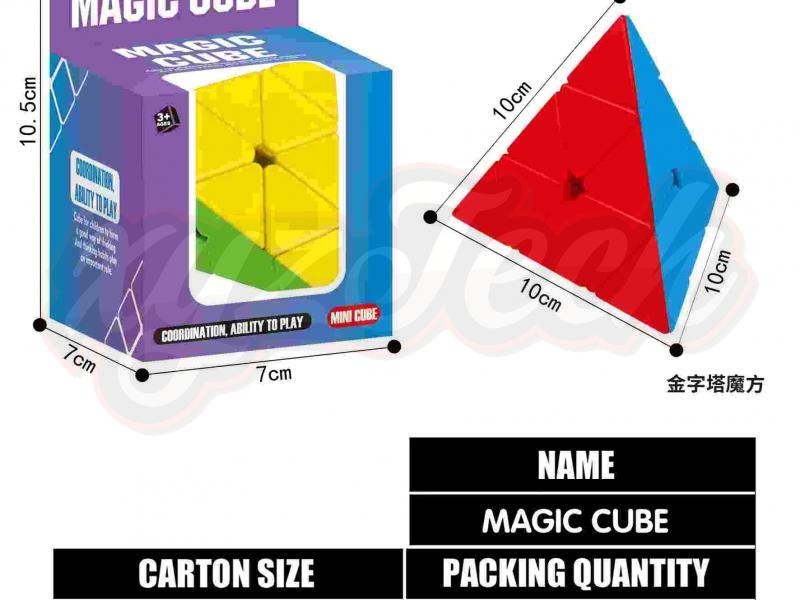 10CM solid color pyramid