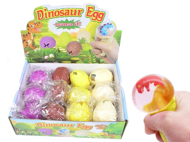 Squeeze egg with Dinosaur character inside /12PCS