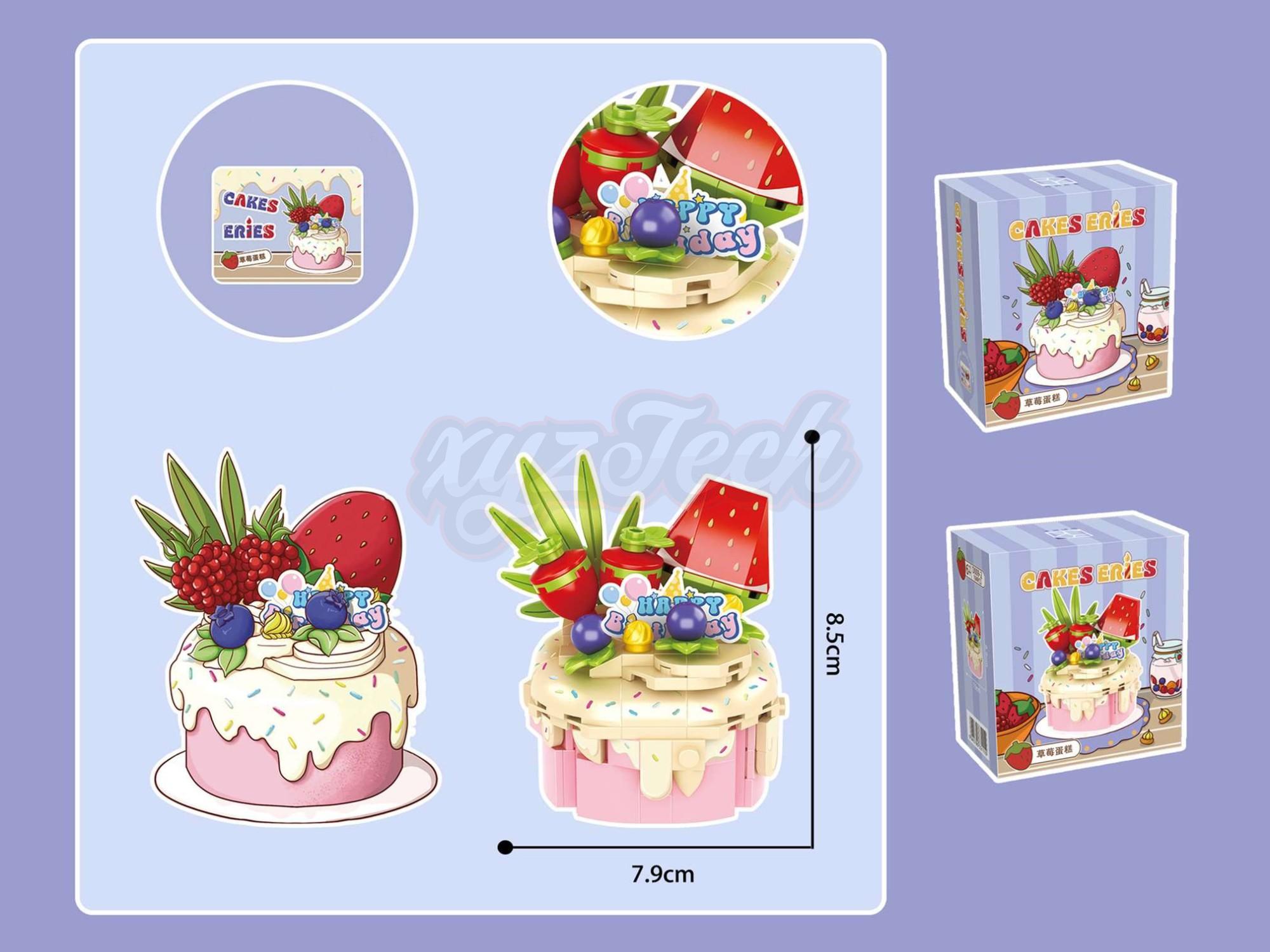 Strawberry Cake 194 PCS