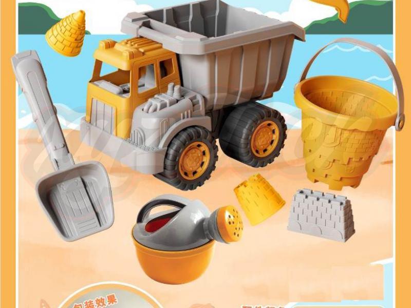 Engineering heavy truck toy set of 11			