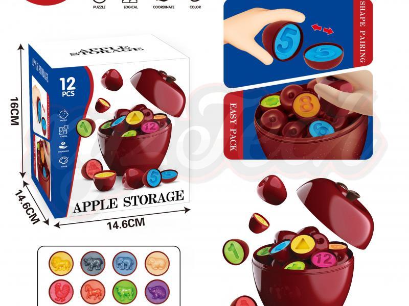 Animal paired Apples (12 PCS)			