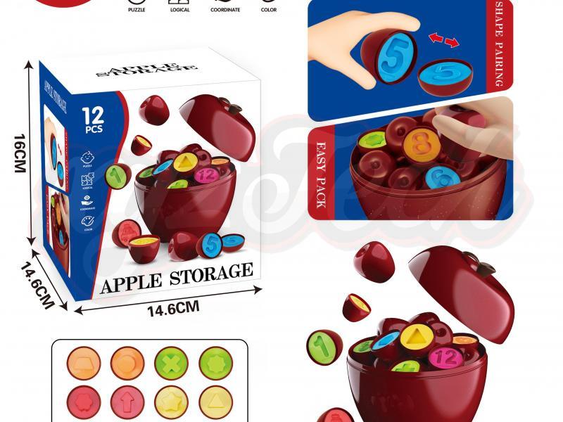 Shape pair Apples (12 PCS)			