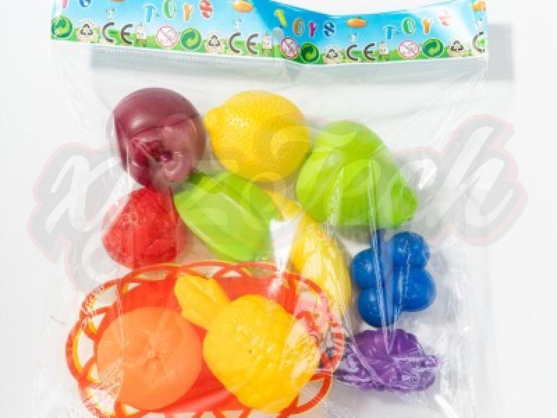 Children's play toys blowing bottle fruits 12pcs			