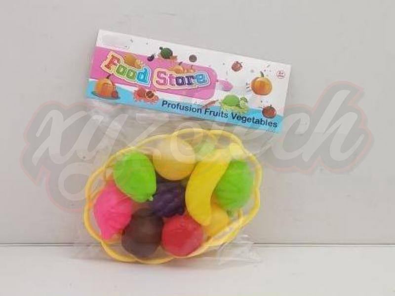 Simulated fruit basket toy		