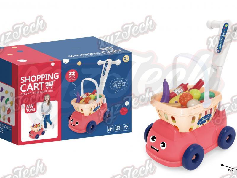 Cartoon shopping cart