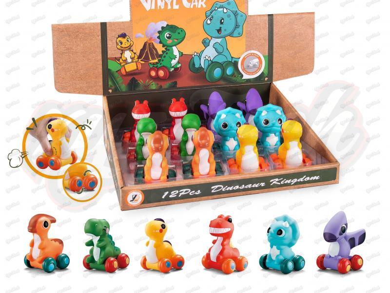 eccentric wheel dinosaur animal car(Car coasting)