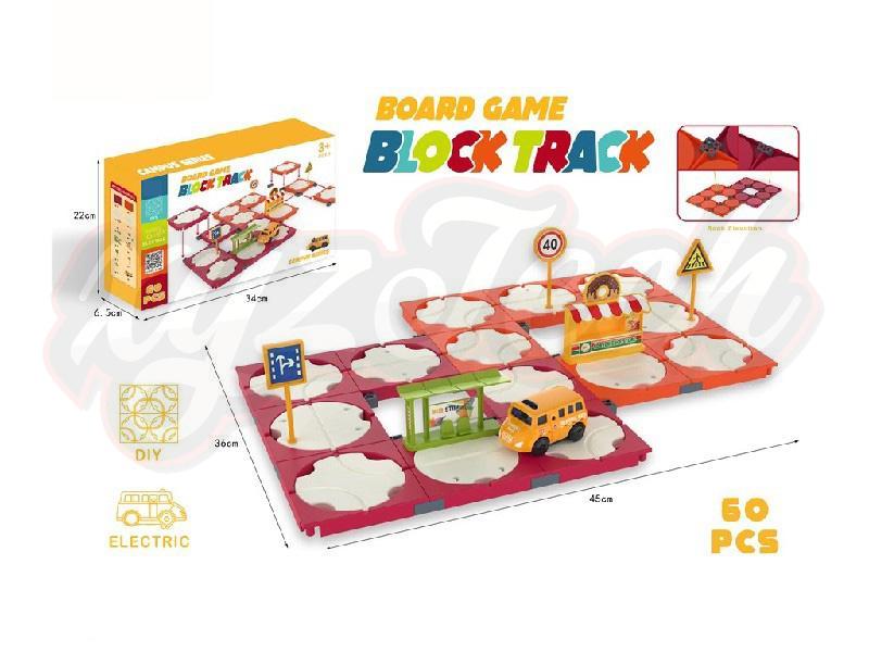 Acousto optic maze track (school bus, 60PCS)