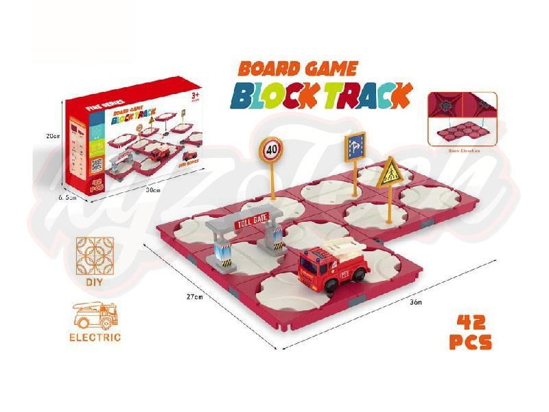 Acousto optic maze track (fire truck, 42PCS)