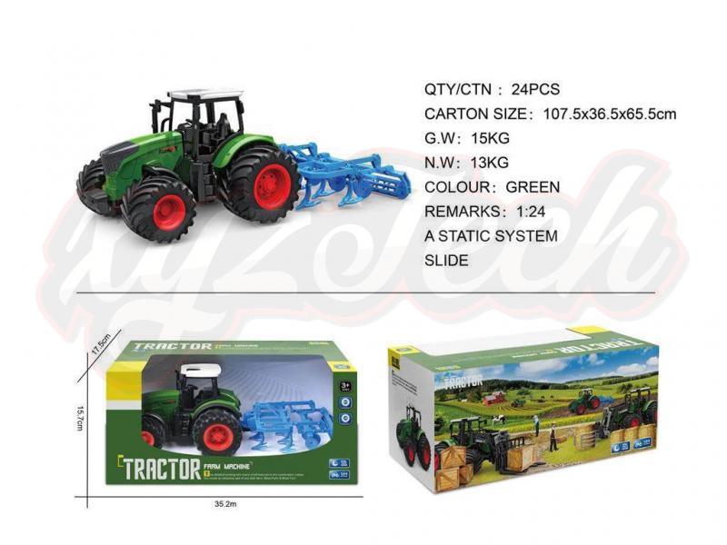 Sliding Farmer Combined Land-preparation Vehicle Agricultural Engineering Vehicle Model Simulation Agricultural Vehicle Farmer Vehicle