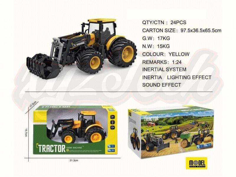 Inertial farmer boom truck