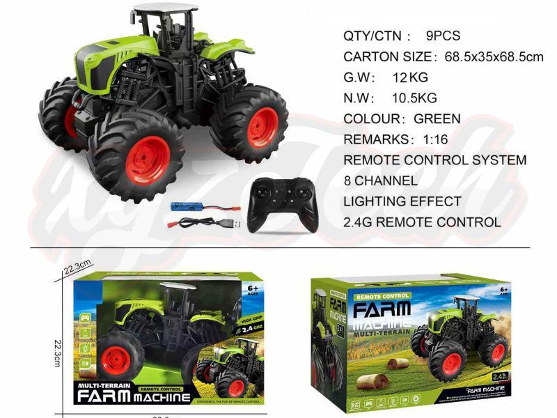 Remote-controlled farmer off-road vehicle