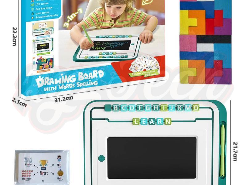3-in-1 multifunctional drawing board [color]