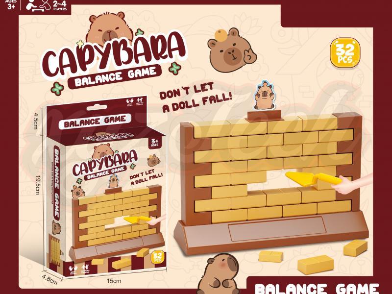 Capibara demolished the wall