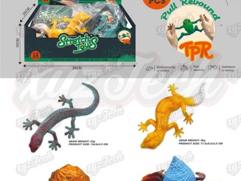TPR Soft Glue (Gecko/Shougong/Turtle/Crab)(12PCS Single Price)