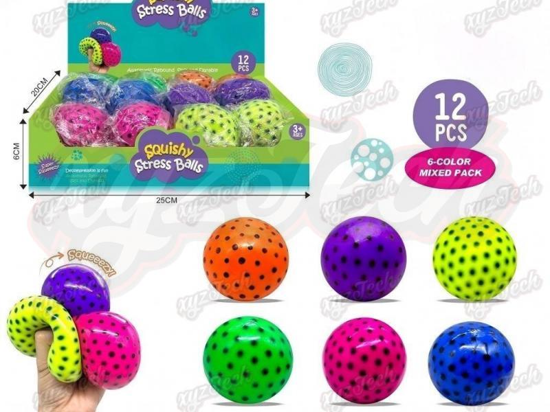 TPR decompression ball grape ball water ball (12PCS single price)