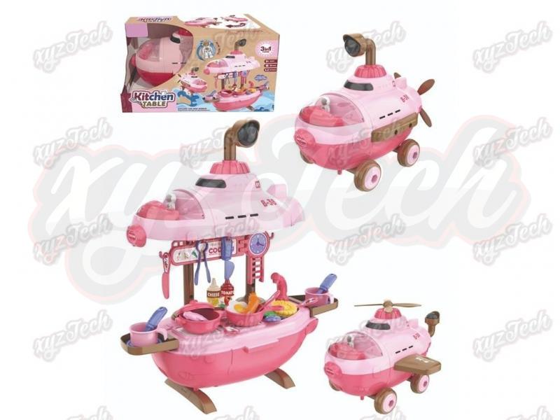 Aircraft submarine kitchen three in one