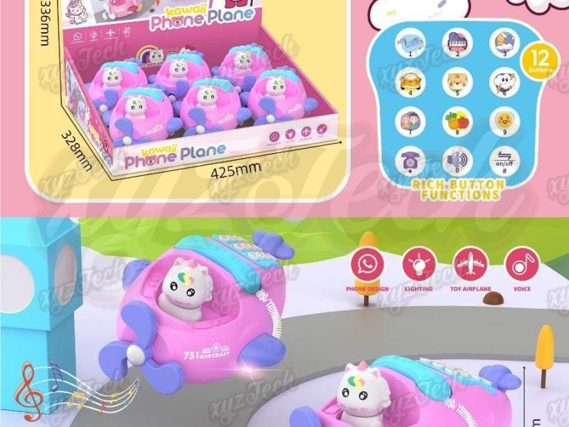 Puzzle Early Education Pegasus Horn Beast Aircraft Telephone English Version