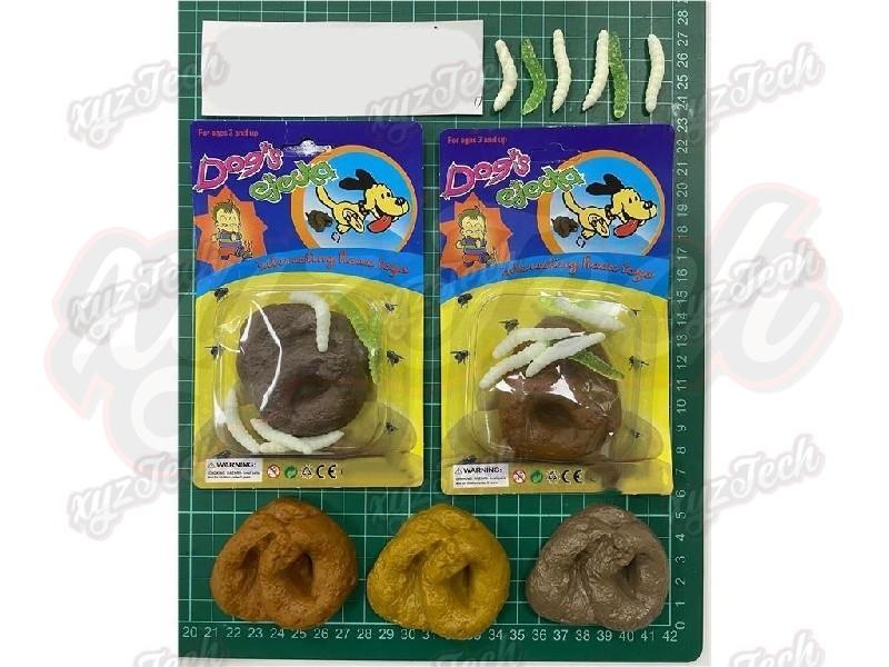 Mid size hard dog poop